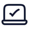 Laptop Minimal Check icon preview