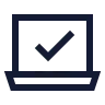 Laptop Minimal Check icon preview