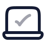 Laptop Minimal Check icon preview