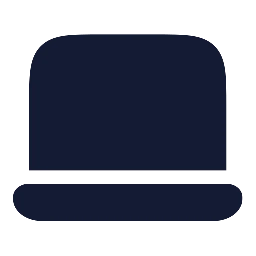 Laptop Minimal Icon in Solid Rounded style
