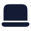 Laptopminimal icon with solid rounded style