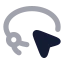 Lassoselect icon with bulk rounded style
