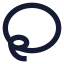 Lasso icon with solid sharp style