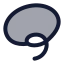 Lassotool icon with duotone rounded style