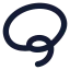 Lassotool icon with solid rounded style
