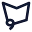 Lassotool icon with solid sharp style