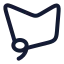 Lassotool icon with stroke rounded style