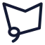 Lassotool icon with stroke standard style