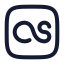 Lastfm icon with stroke rounded style