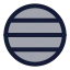 Latitude icon with duotone standard style