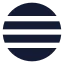 Latitude icon with solid standard style
