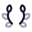 Laurelwreath icon with twotone rounded style