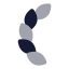 Laurelwreathleft icon with bulk rounded style