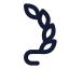 Laurelwreathright icon with stroke rounded style