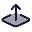 Layerbringforward icon with duotone rounded style