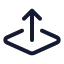 Layerbringforward icon with stroke standard style