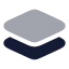 Layer icon with bulk rounded style