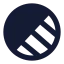 Layermask icon with solid rounded style