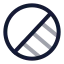 Layermask icon with twotone rounded style
