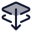 Layersendtoback icon with duotone standard style