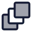 Layers icon with duotone standard style