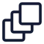 Layers icon with stroke standard style