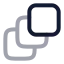 Layers icon with twotone rounded style
