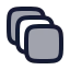 Layerslogo icon with duotone rounded style