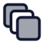 Layerslogo icon with duotone standard style