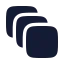 Layerslogo icon with solid rounded style