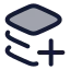 Layersplus icon with duotone rounded style