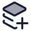 Layersplus icon with duotone standard style