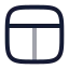 Layout icon with twotone rounded style