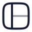 Layout icon with twotone rounded style