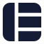 Layout icon with solid standard style