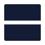 Layoutrow icon with solid sharp style