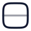 Layoutrow icon with twotone rounded style