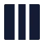 Layoutcolumn icon with solid sharp style