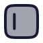 Layoutalignleft icon with duotone rounded style
