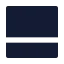Layoutbottom icon with solid sharp style