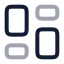 Layoutdashboard icon with twotone rounded style