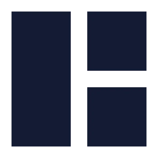 Layout Panel Left Icon in Solid Sharp style