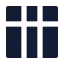 Layouttable icon with solid sharp style
