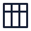 Layouttable icon with stroke sharp style