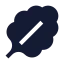 Leafygreen icon with solid sharp style