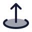 Leavinggeofence icon with duotone standard style