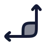 Left Angle icon preview