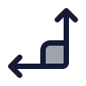 Left Angle icon preview