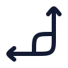 Left Angle icon preview