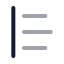 Lefttorightblockquote icon with duotone rounded style